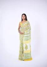 Charulata / A Mul Cotton Handblock Saree - Image 2