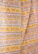 Kavya / A Mul Cotton Handblock Saree - Image 4