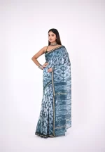 Ira / A Chanderi Silk Shibori Saree - Image 2