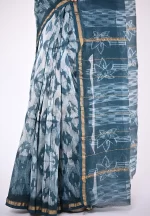 Ira / A Chanderi Silk Shibori Saree - Image 4