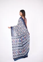 Mahi / A Mul Cotton Handblock Saree - Image 3