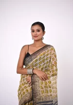 Gauri / A Kota Doria Handblock Saree