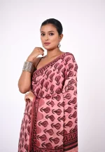 Mohini / A Modal Silk Ajrakh Saree