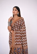 Avantika / A Chanderi Silk Handblock Saree