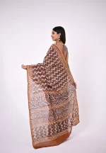 Avantika / A Chanderi Silk Handblock Saree - Image 3