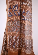 Avantika / A Chanderi Silk Handblock Saree - Image 4