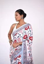 Urvashi / An Ajrakh Modal Silk Saree
