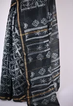 Tara / A Chanderi Silk Shibori Saree - Image 4