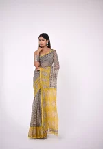 Kaveri / A Kota Doriya Handblock Saree - Image 2