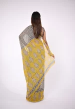 Kaveri / A Kota Doriya Handblock Saree - Image 3