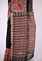 Shambhavi / A Maheshwari Silk Handblock Saree - Image 4