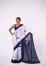 Neerja / A Mul Cotton Shibori Saree