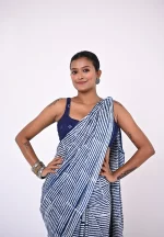 Reva / A Modal Silk Shibori-Dyed Saree