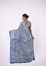 Reva / A Modal Silk Shibori-Dyed Saree - Image 4
