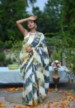 Meher / A Mul Cotton Shibori Saree