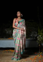 Vihana / A Chanderi Silk Handblock Saree