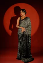 Veda / A Modal Silk Ajrakh Saree