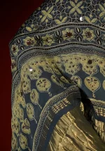 Veda / A Modal Silk Ajrakh Saree - Image 7