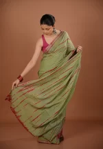 Aditi / A Mul Cotton Shibori Saree