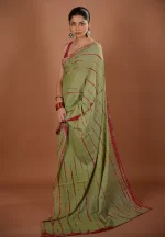 Aditi / A Mul Cotton Shibori Saree - Image 3