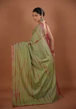 Aditi / A Mul Cotton Shibori Saree - Image 4