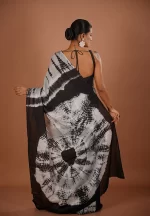 Aarohi / A Mul Cotton Shibori Saree - Image 3