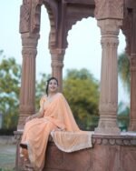 Diamond Work Saree