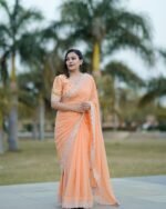 Diamond Work Saree - Image 3