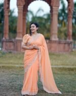 Diamond Work Saree - Image 10