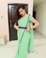Women Printed Stylish Saree with Unstitched Blouse (ANC0037) - Image 4