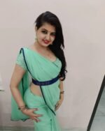 Women Printed Stylish Saree with Unstitched Blouse (ANC0037) - Image 5