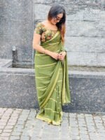 Royal Cube Designer Saree with Blouse (ANC00109) - Image 7