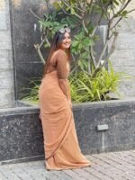 Zari Pattern Designer Saree with Blouse (ANC00103) - Image 3
