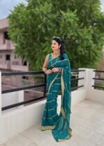 Royal Cube Designer Saree with Blouse (ANC00112) - Image 2