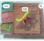 Designer luxury bridal silk sare bye with readymade heavy hand embroidery blouse - Image 2