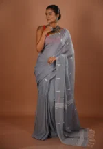 Shitol / A Pure Bengal Handloom Cotton Jamdani Saree - Image 2