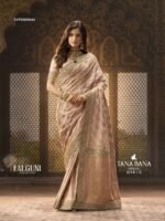 Luxury Pastel Saree with Rich Embroidery for Wedding & Festive Wear - Image 2